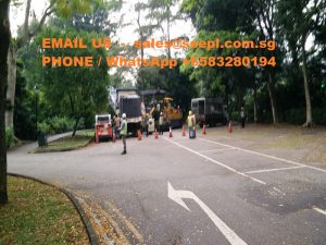 Hot thermoplastic road marking 