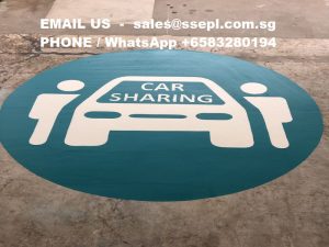 car sharing logo painting singapore