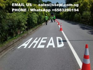 road line marking Singapore 
