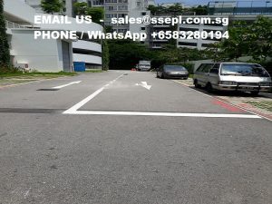 road markings Singapore 