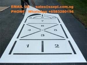 blacktop stencils