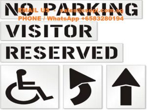 custom pavement stencils