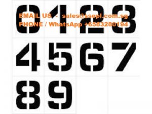house number stencils