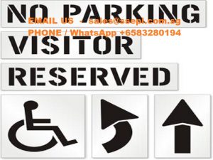 parking lot stencils lowes