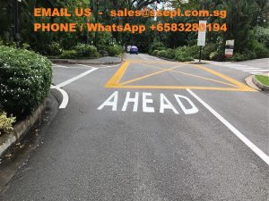 road marking letters