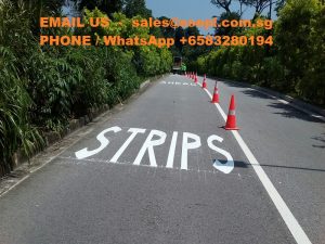 singapore road markings